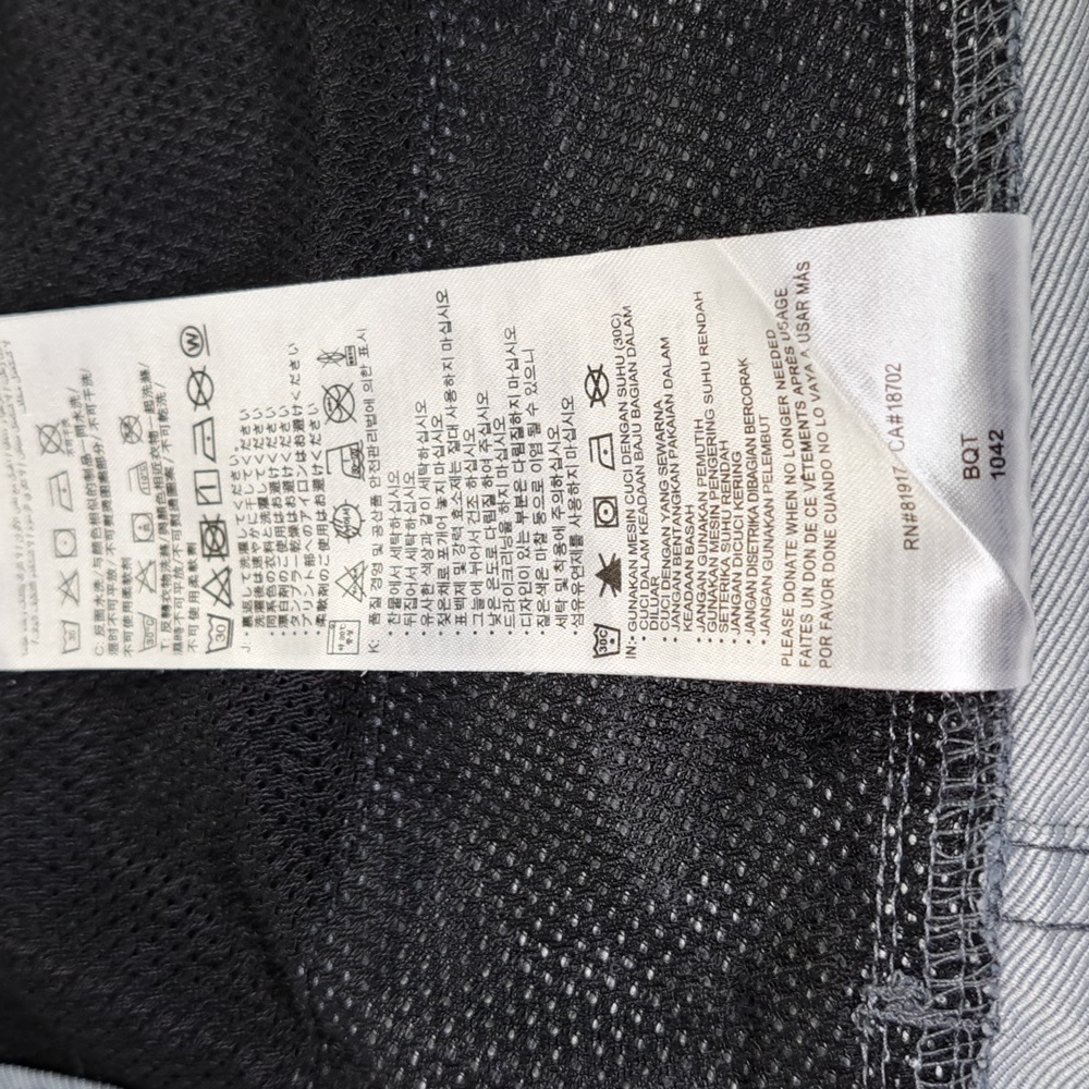 Hurley)( H²O DRI Gray Hybrid Shorts Size 20 Waist 30" - Picture 9 of 11